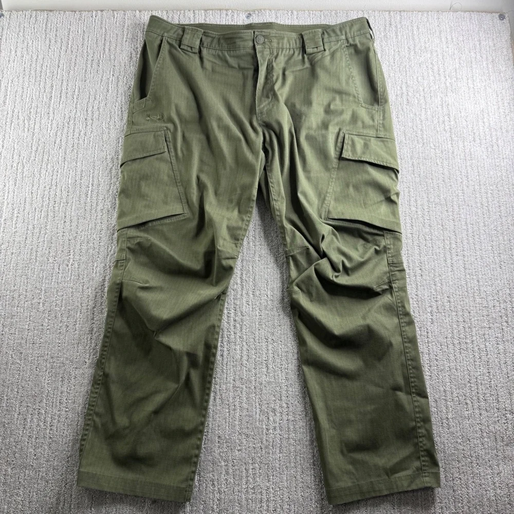 Under Armour Storm Tactical Patrol Cargo Pants Mens Size 40 Green 1240598